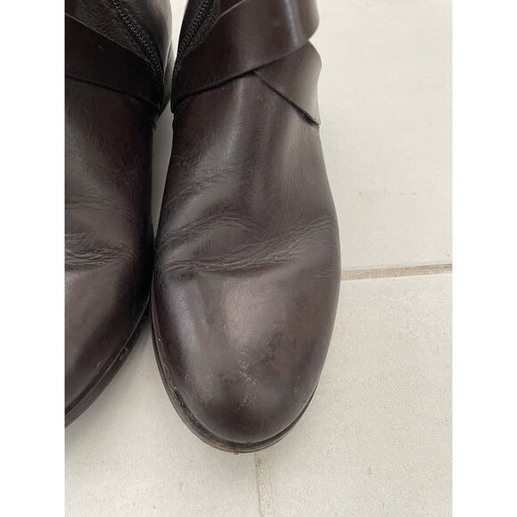 Louise et Cie Lienz Boots Knee High Leather Side Zip FLAWS - Picture 11 of 15